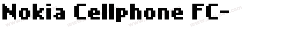 Nokia Cellphone FC字体转换